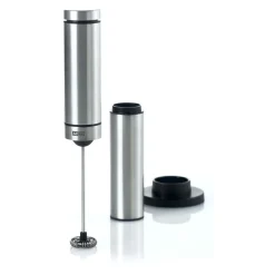 Milchaufschäumer<Adhoc elektr. Milchaufschäumer schwarz Rapido Edelstahl/ Kunststoff