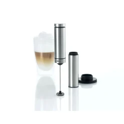 Milchaufschäumer<Adhoc elektr. Milchaufschäumer schwarz Rapido Edelstahl/ Kunststoff