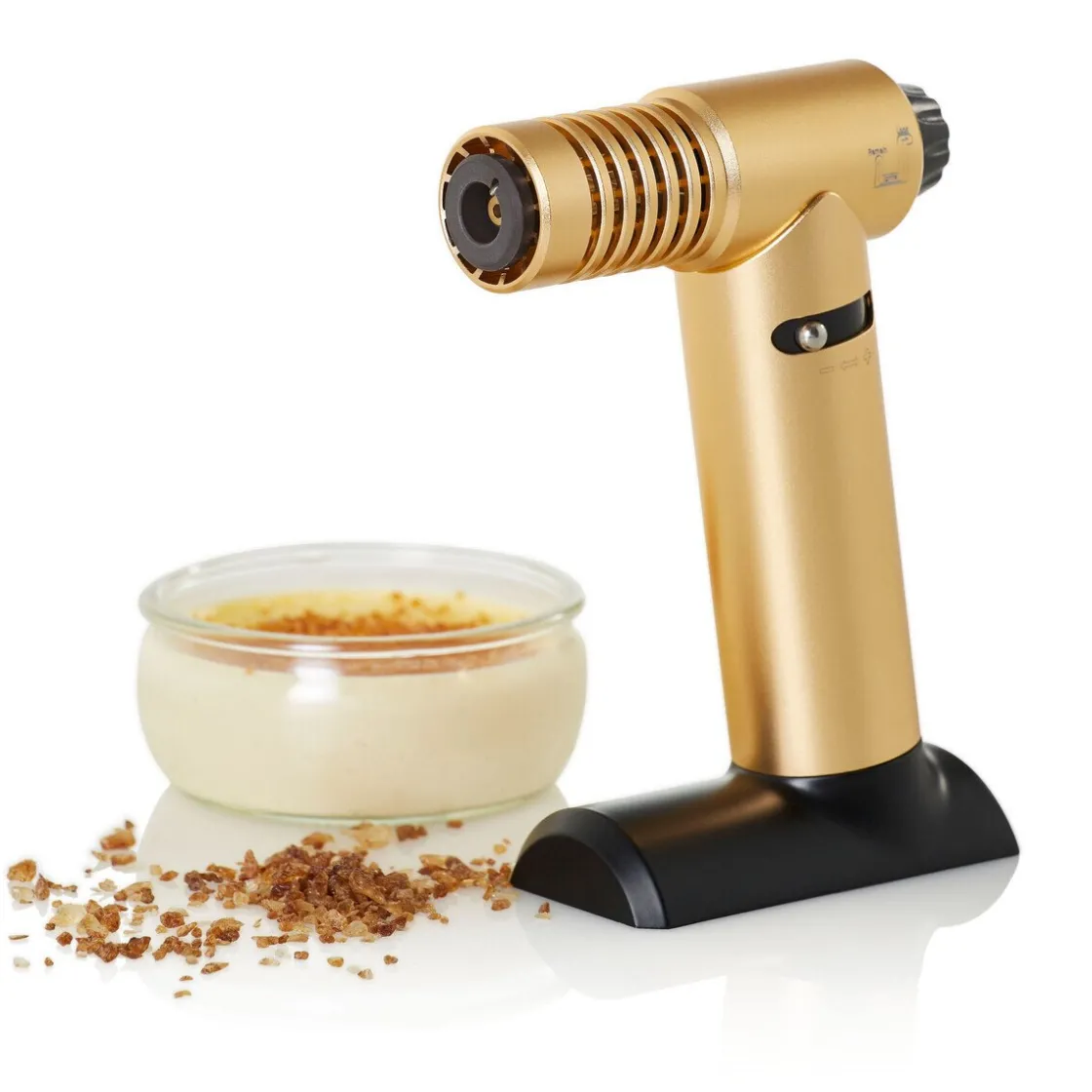Kochwelt Entdecken|Winterküche<Adhoc Flambierbrenner 14 cm Brulée gold