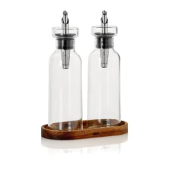 Salat Zubehör|Messer & Co. Entdecken<Adhoc Öl- und Essigspender Set 3-tlg. AromaPour klar