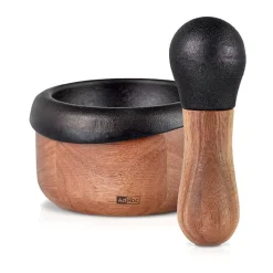 Salat Zubehör<Adhoc Mörser Crush 2-tlg. Akazie