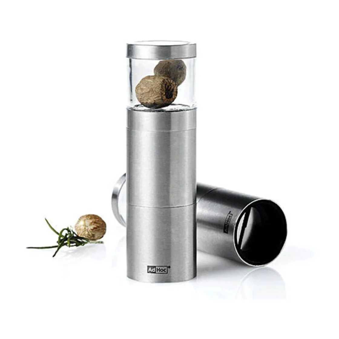 Adhoc Muskatmühle Muskatino 13 cm edelstahl