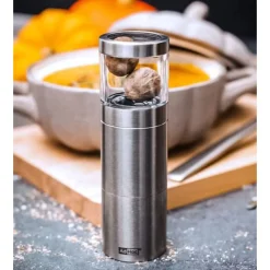 Weihnachten|Messer & Co. Entdecken<Adhoc Muskatmühle Muskatino 13 cm edelstahl