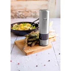 Adhoc Pfeffer- oder Salzmühle 17 cm i.Mill silber