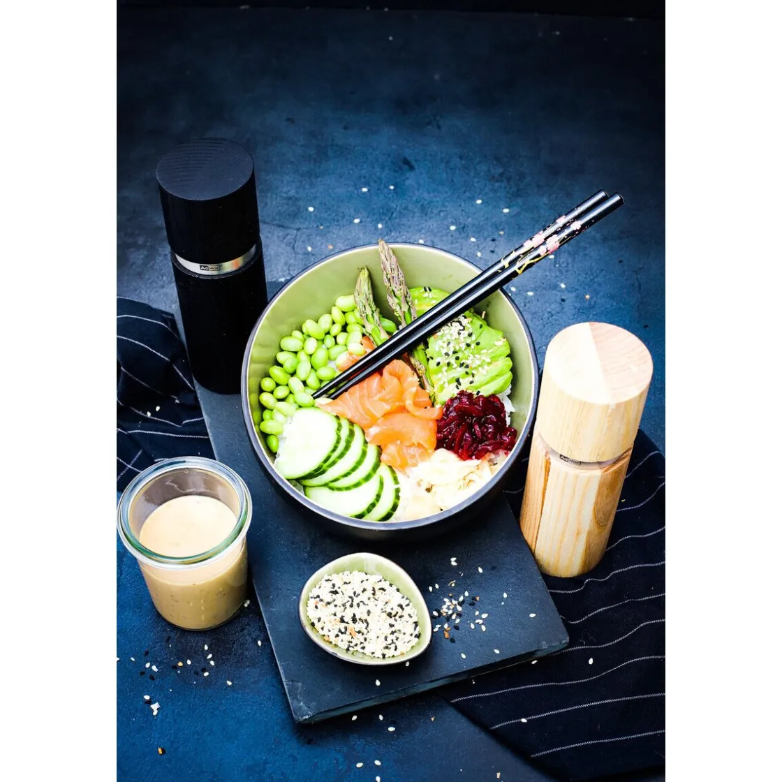 Pilzküche|Einmachen & Fermentieren<Adhoc Pfeffer- und Salzmühle-Set 2-tlg. Textura Esche