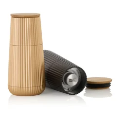 Weihnachtsmenü|Tischdeko Weihnachten<Adhoc Pfeffer- und Salzmühlen-Set 2-tlg. Scape black & gold