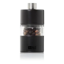 Adhoc Pfeffer-/Salzmühle 6 cm Minimill schwarz