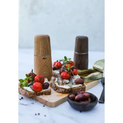 Kräuter & Gewürze|Messer & Co. Entdecken<Adhoc Salz-/Pfeffermühle Yono Eiche dunkel/Edelstahl 15cm