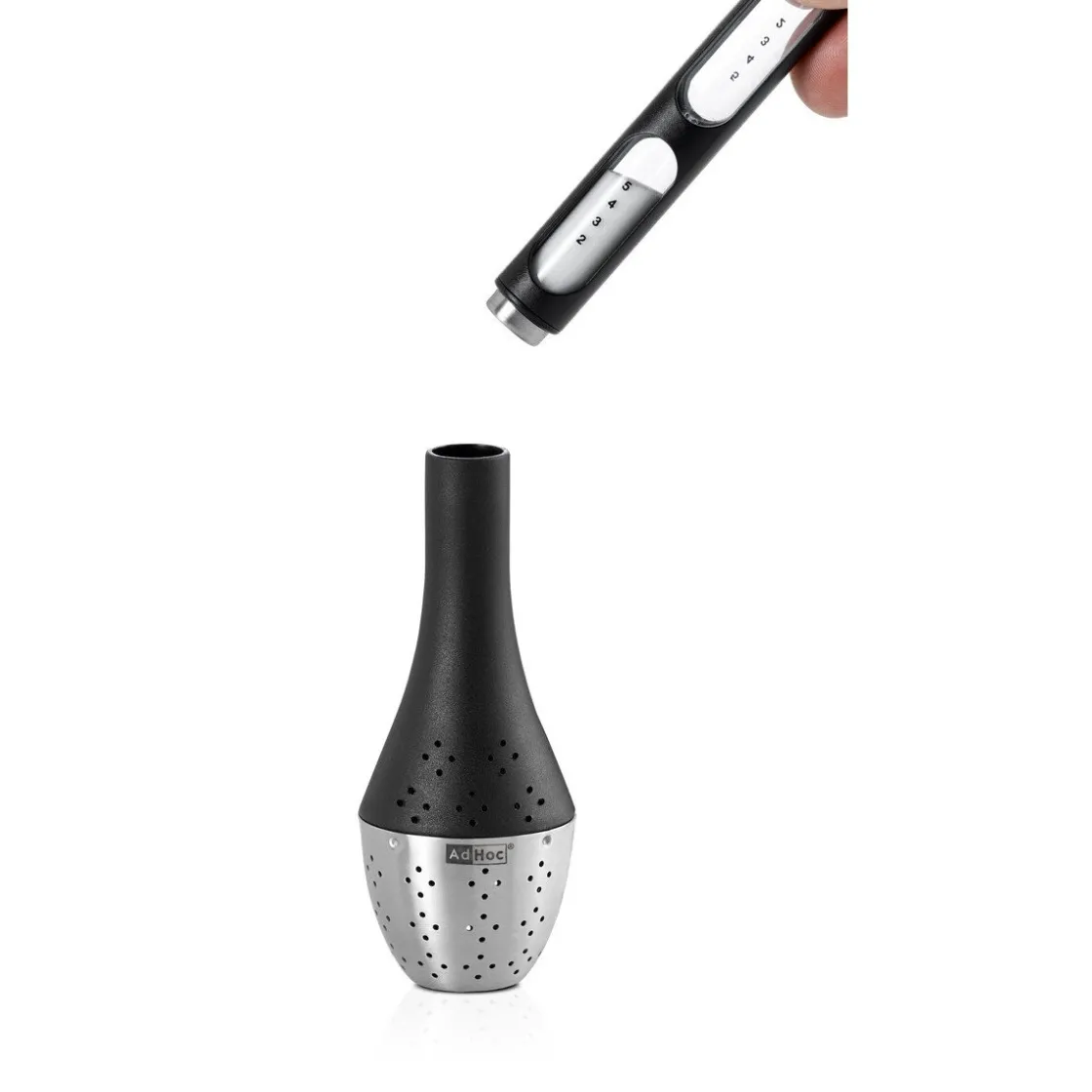 Teesiebe<Adhoc Teefilter Santea 21 cm schwarz