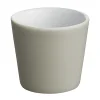 Becher<Alessi Becher klein 0,08 l Tonale Steingut light grey