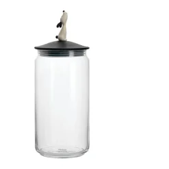 Vorratsdosen<Alessi Behälter schwarz Lula