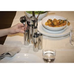 Alessi Besteckbehälter 13x15 cm Canale edelstahl