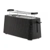 Alessi Doppelfach-Toaster 46x18x25 cm 1700 W Plissé schwarz
