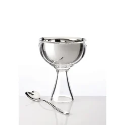 Becher|Schalen<Alessi Eisbecher mit Löffel weiss Big Love