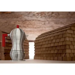 Kochwelt Entdecken|Espressomaschinen<Alessi Espressomaschine FM Pulcina 6 Tassen