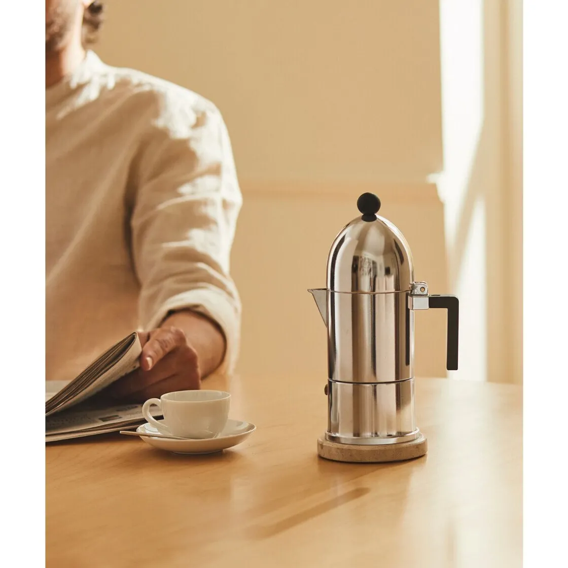 Espressomaschinen<Alessi Espressomaschine La Cupola D:10cm H:28,5cm 300ml