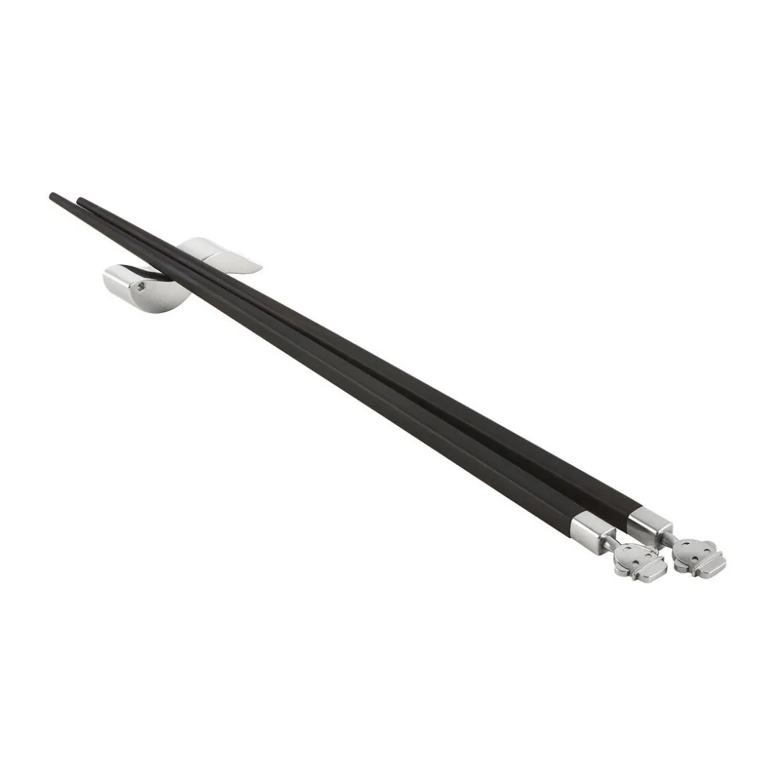 Alessi Essstäbchen Alessandro Stick 3-tlg. Ebenholz