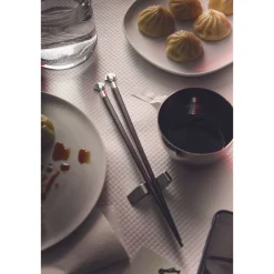 Alessi Essstäbchen Anna Stick 3-tlg. Ebenholz