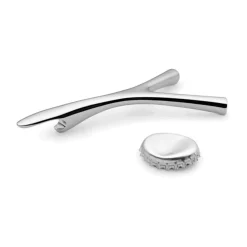 Alessi Flaschenöffner Virgula Divina Edelstahl glänzend
