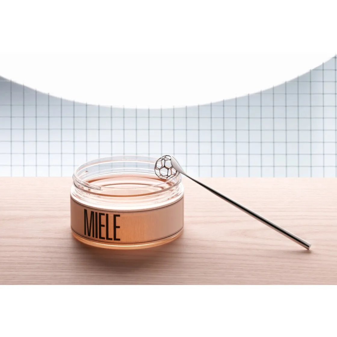 Dessert- Und Vorspeiselöffel<Alessi Honiglöffel acacia poliert