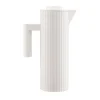 Thermoskannen<Alessi Isolierkanne weiß Plisse thermoplastisches Harz