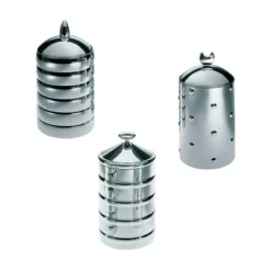 Weihnachtsbäckerei|Weihnachtsbäckerei<Alessi Küchendose H. 21 cm Kalisto 3