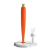 Alessi Küchenrollenhalter weiss H. 29,4 cm Bunny & Carrot