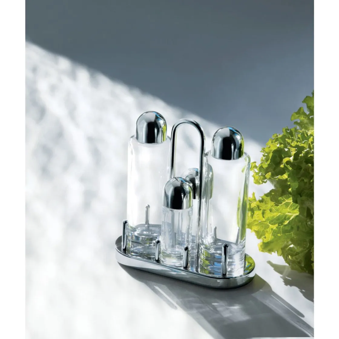 Kräuter & Gewürze|Messer & Co. Entdecken<Alessi Menage 4-tlg. glänzend