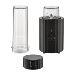 Kochwelt Entdecken<Alessi Mixer 0,55 l 380 W Plissé schwarz