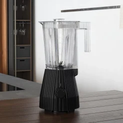 Kochwelt Entdecken&lt;Alessi Mixer 1,5 l Plissé schwarz