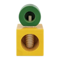 Alessi Nussknacker 11 cm gelb/grün