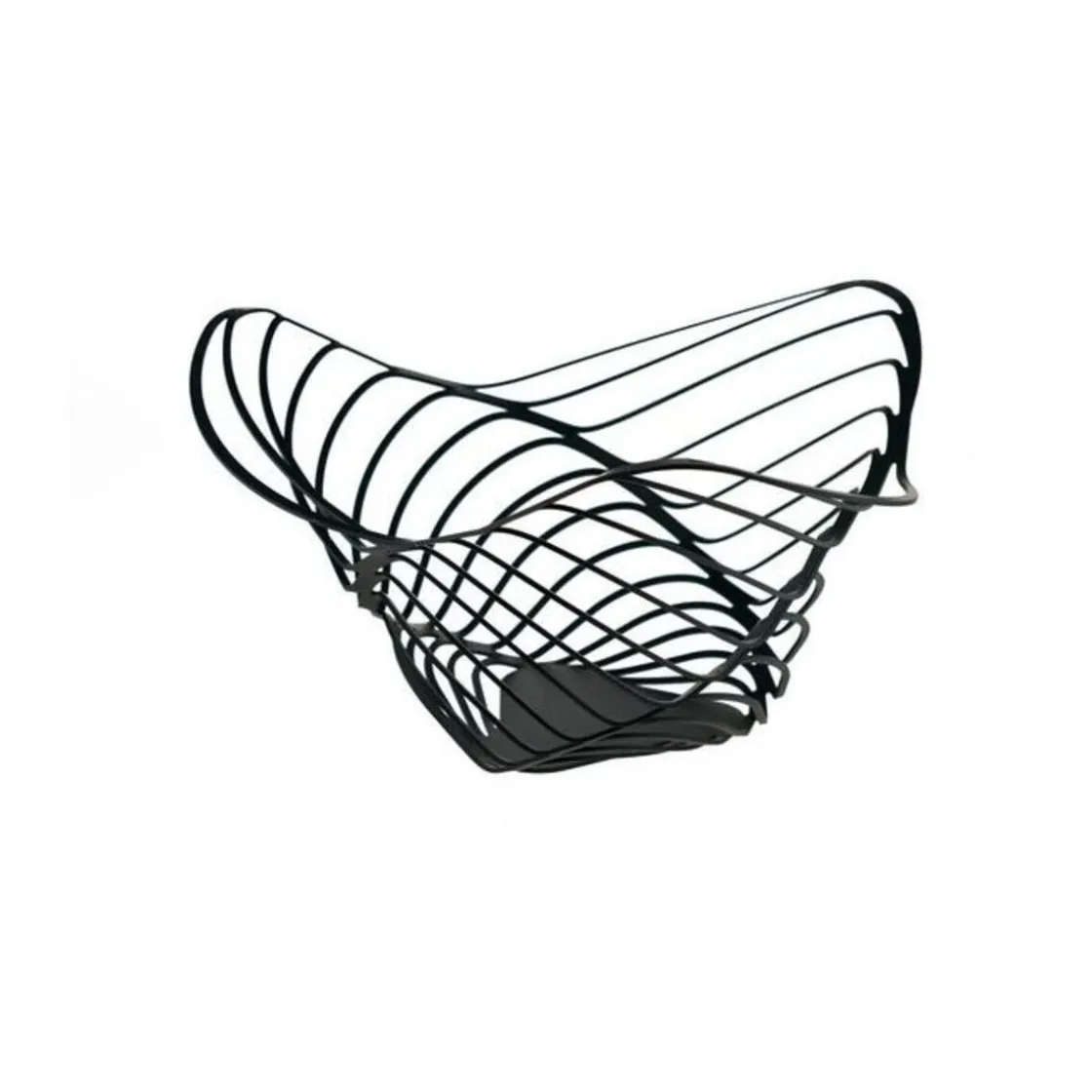 Alessi Obstkorb Ø 33cm schwarz Trinity