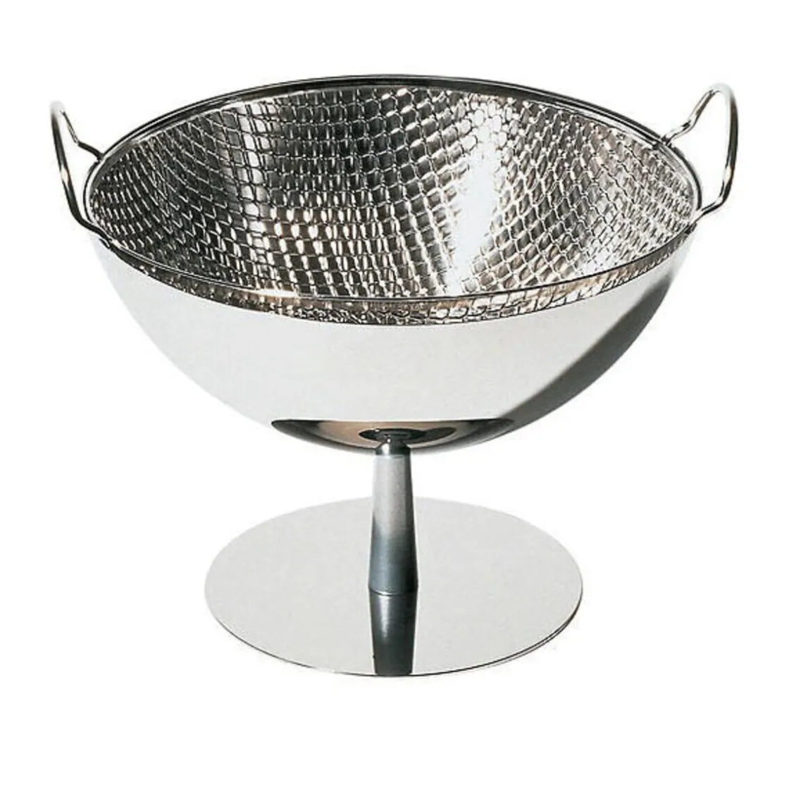 Alessi Obstschale / Sieb. Schwarz.Fuss