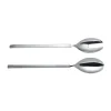 Alessi Salatbesteck 14 Edelstahl Dry mattierter Griff