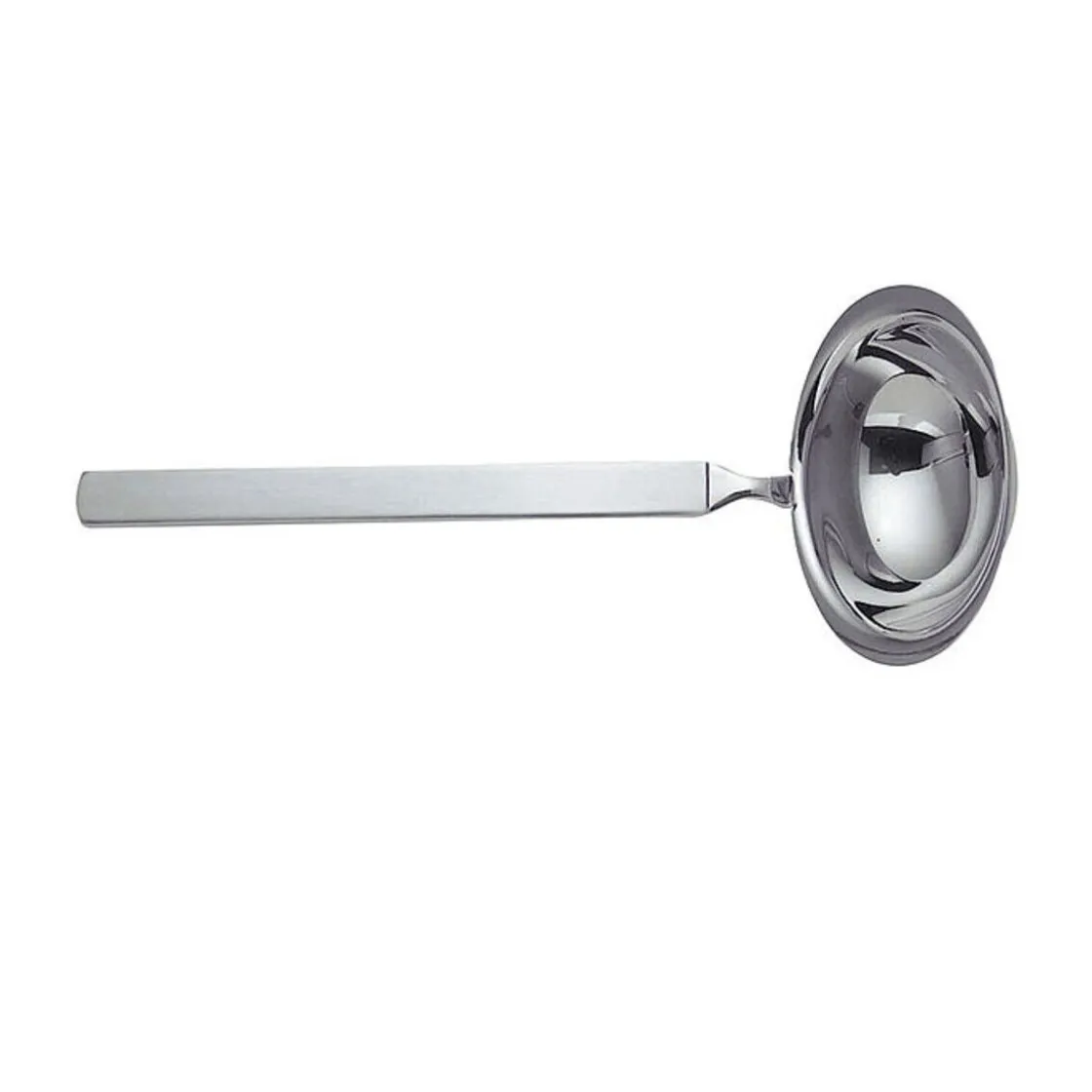 Alessi Saucenlöffel Edelstahl Dry mattierter Griff