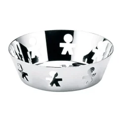 Schalen<Alessi Schale Durchbruch silber 18 cm Girotondo