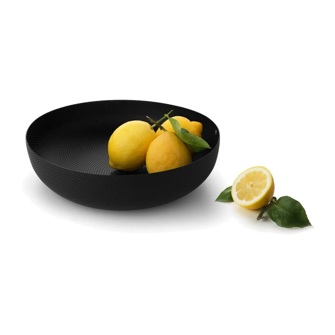 Alessi Schale Texture schwarz