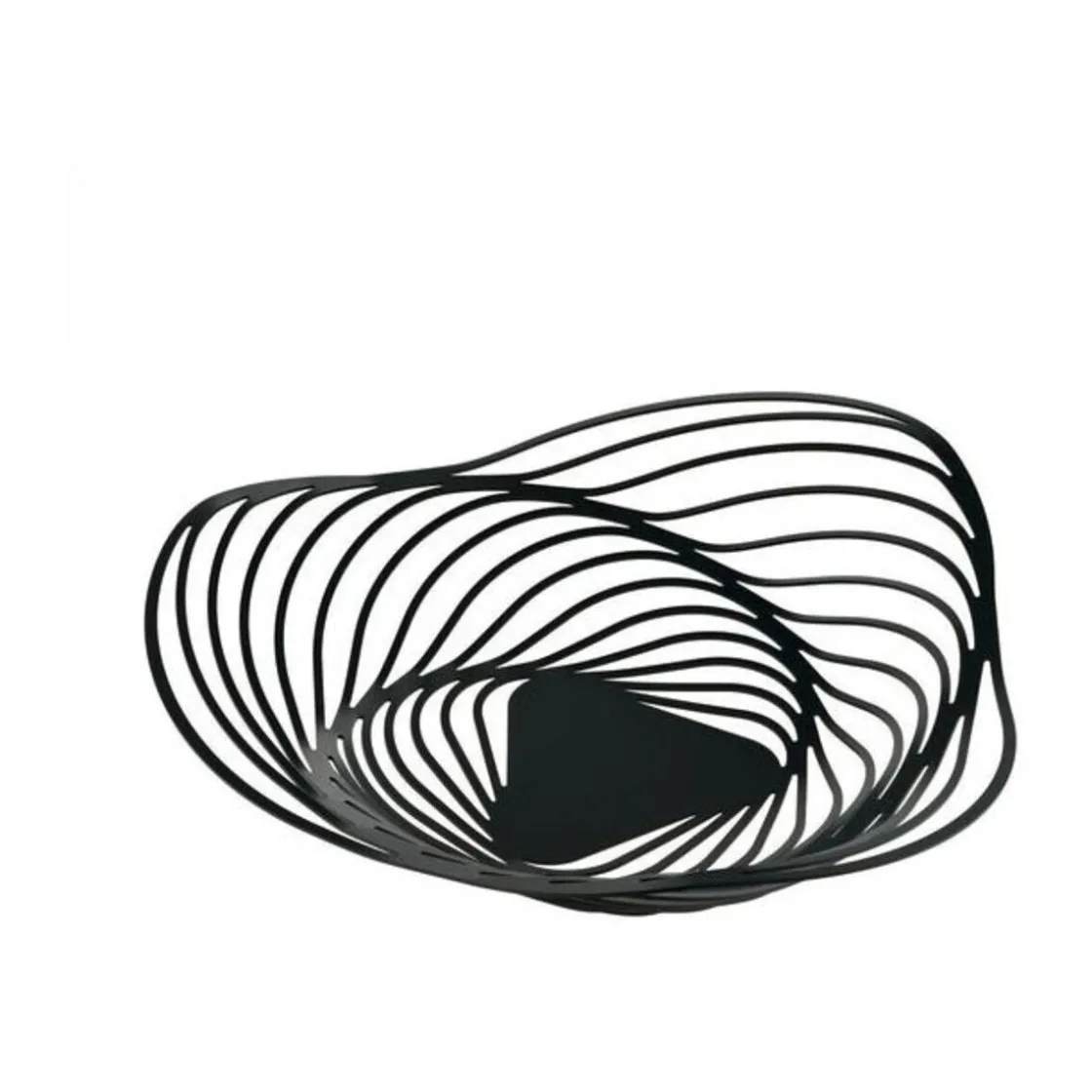 Alessi Tischschmuck Schale schwarz Trinity