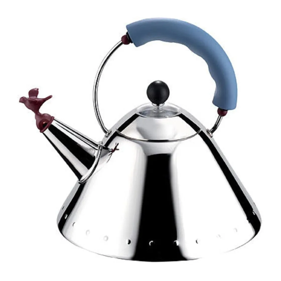 Kochwelt Entdecken<Alessi Wasserkessel 9093 2,0 l Michael Graves blau