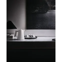 Alessi Wasserkocher 1,0 l 2400 W Plissé weiss