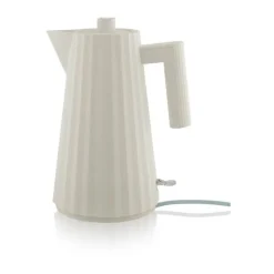 Alessi Wasserkocher 1,7 l 2400 W Plissé weiss