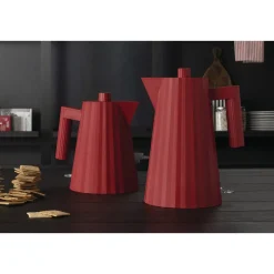 Alessi Wasserkocher 1,0 l 2400 W Plissé rot