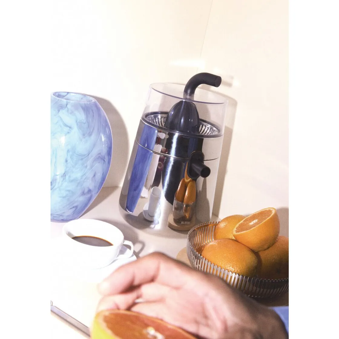 Küchenpressen|Messer & Co. Entdecken<Alessi Zitronenpresse 32 cm 85 W Toru edelstahl