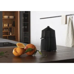 Küchenpressen|Messer & Co. Entdecken<Alessi Zitruspresse 28 cm Plissé schwarz