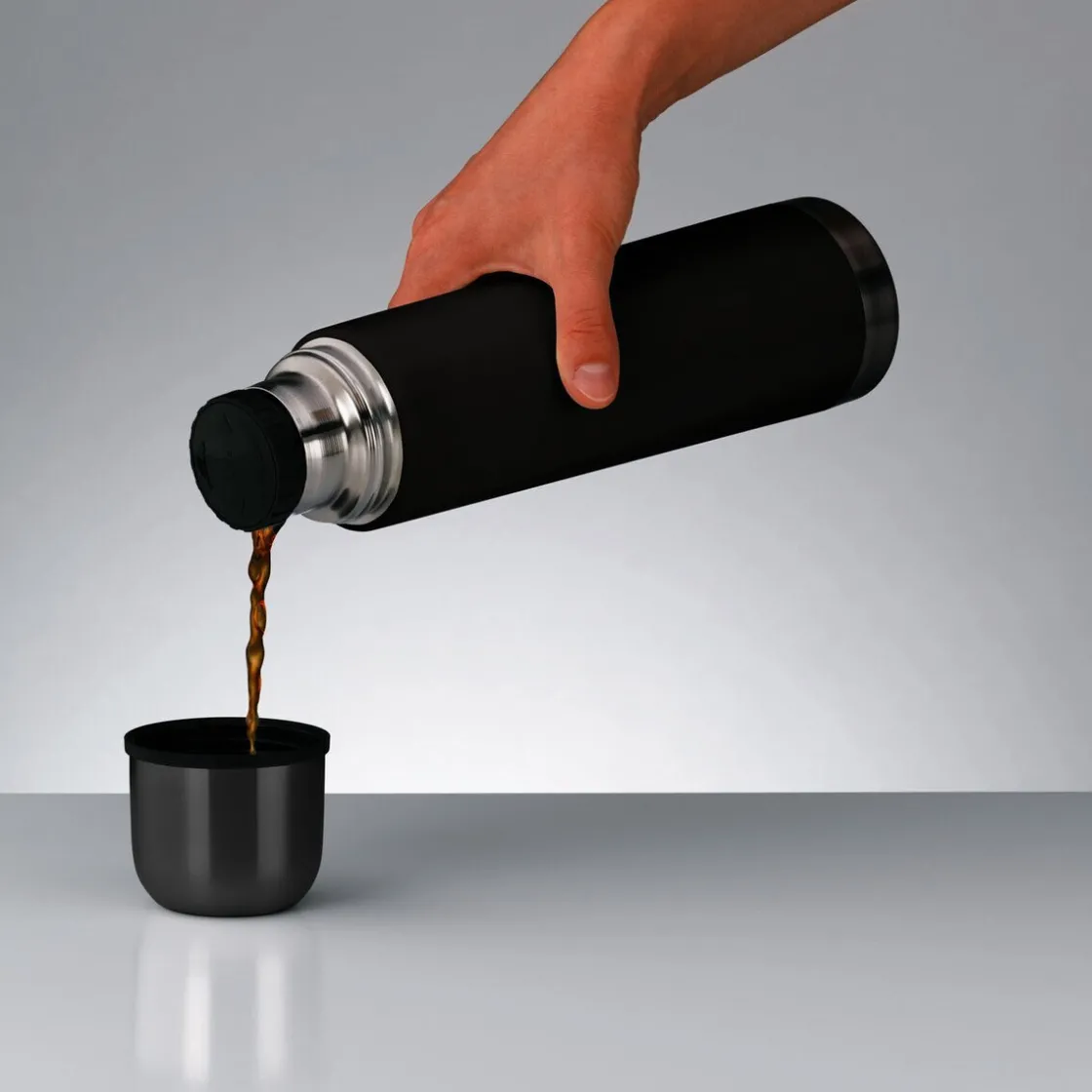 Alfi Isolierflasche 0,75 l Isotherm Eco Velvet Black Mat