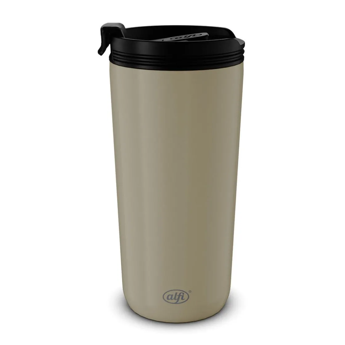 Thermobecher<Alfi Isolier-Trinkbecher 0,4 l Iso Coffee Mug Linen Beige Mat