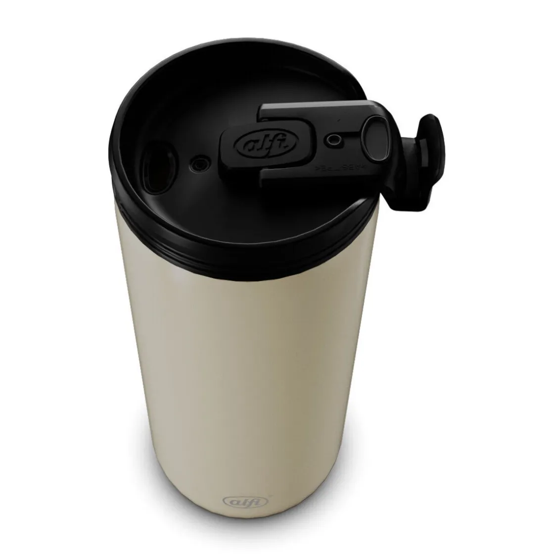 Thermobecher<Alfi Isolier-Trinkbecher 0,4 l Iso Coffee Mug Linen Beige Mat
