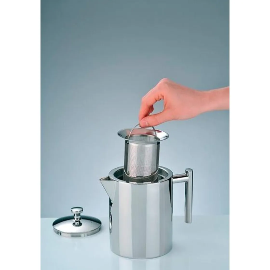 Alfi Teekanne 1,4ltr. Edelstahl mit Teesieb Classic