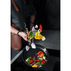 AMT Gastroguss Bratpfanne 24cm flach beschichtet H=4cm nicht induktionsfähig