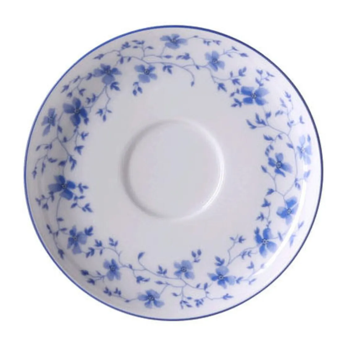 Kaffeeuntertassen<Arzberg Kaffee-Untertasse 14 cm Form 1382 Blaublüten